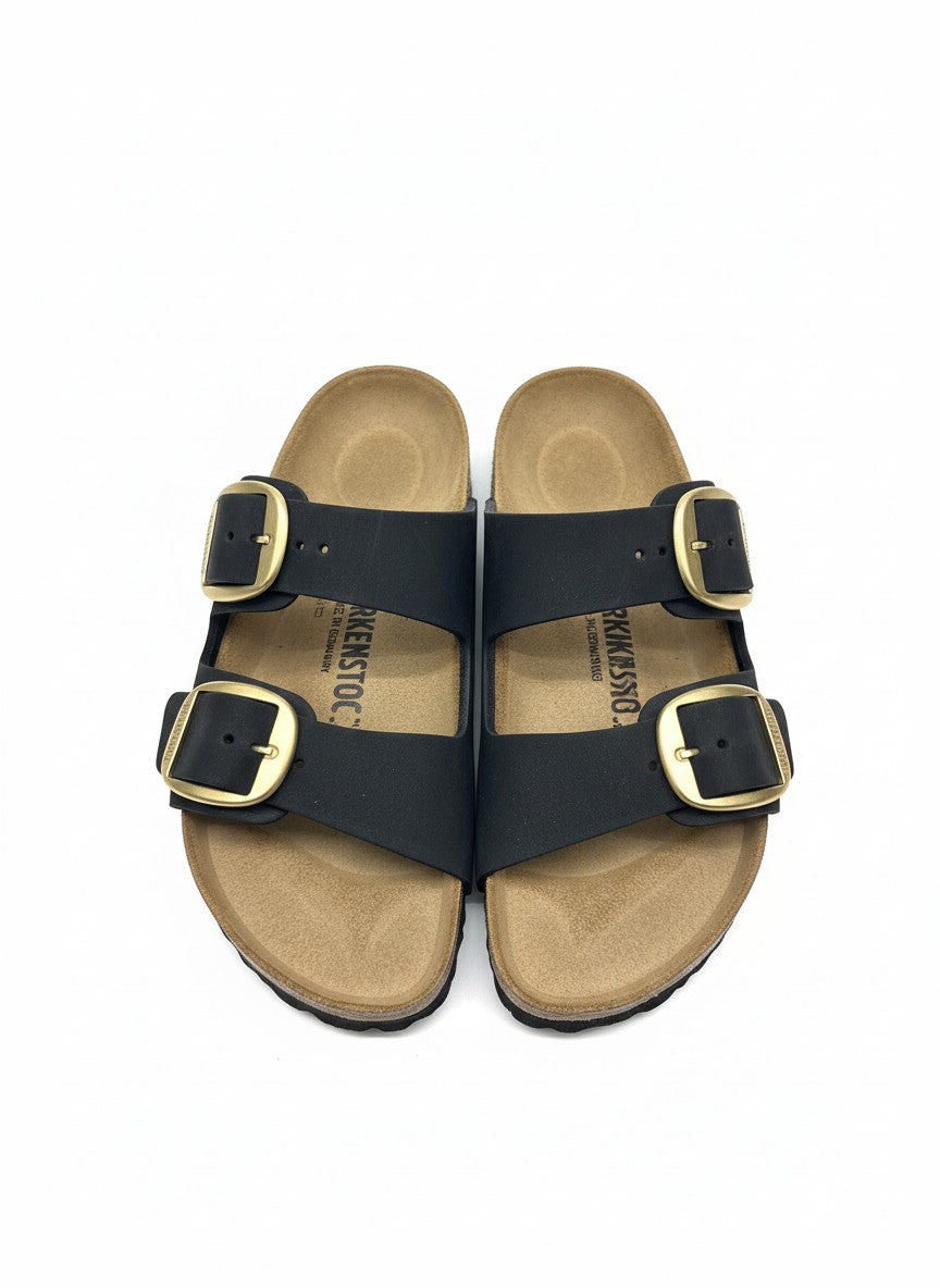 Arizona Big Buckle Nubuck Leather Women Narrow black | Bildmaterial bereitgestellt von SHOES.PLEASE.