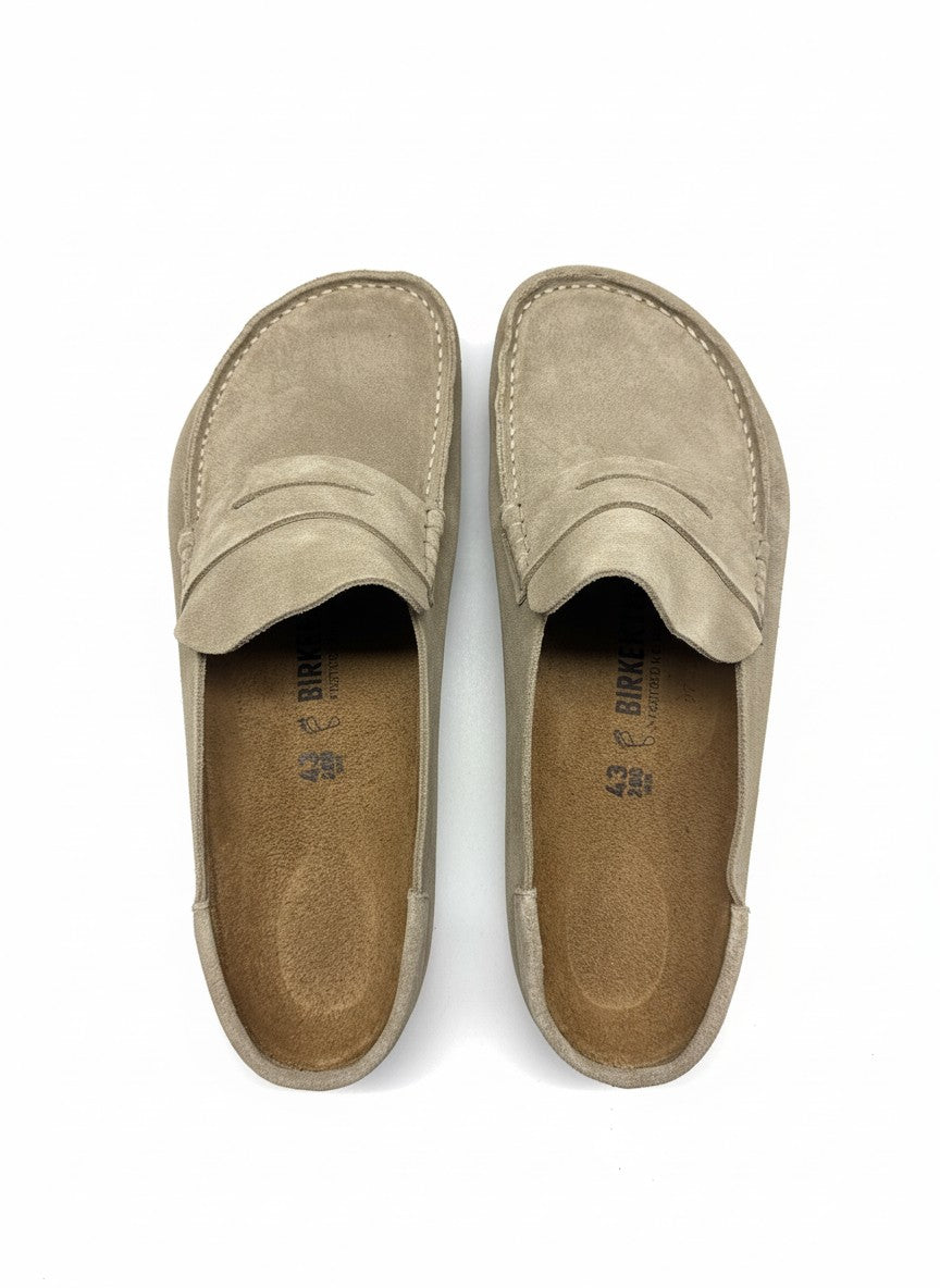 Naples Wrapped Suede Leather Unisex Regular taupe | Bildmaterial bereitgestellt von SHOES.PLEASE.