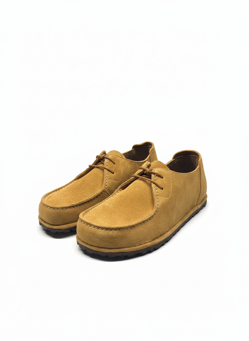 Utti Lace Suede Leather Unisex Regular cork brown | Bildmaterial bereitgestellt von SHOES.PLEASE.