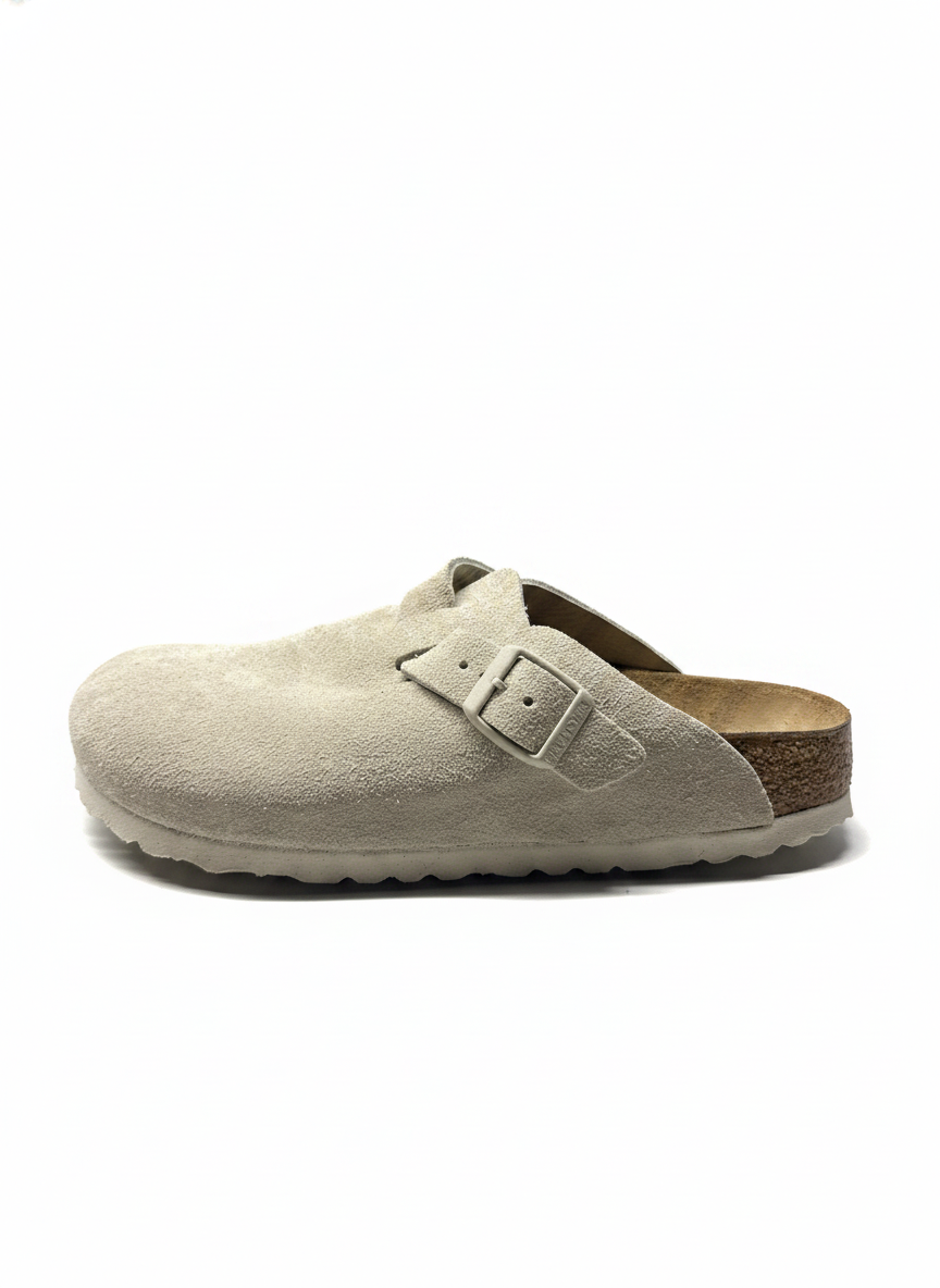 Boston Suede Leather Unisex Narrow oyster | Bildmaterial bereitgestellt von SHOES.PLEASE.