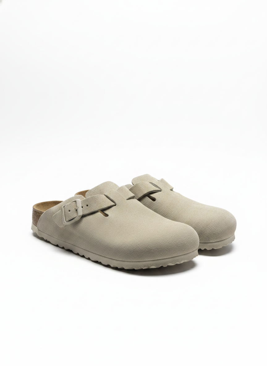 Boston Suede Leather Unisex Narrow oyster | Bildmaterial bereitgestellt von SHOES.PLEASE.