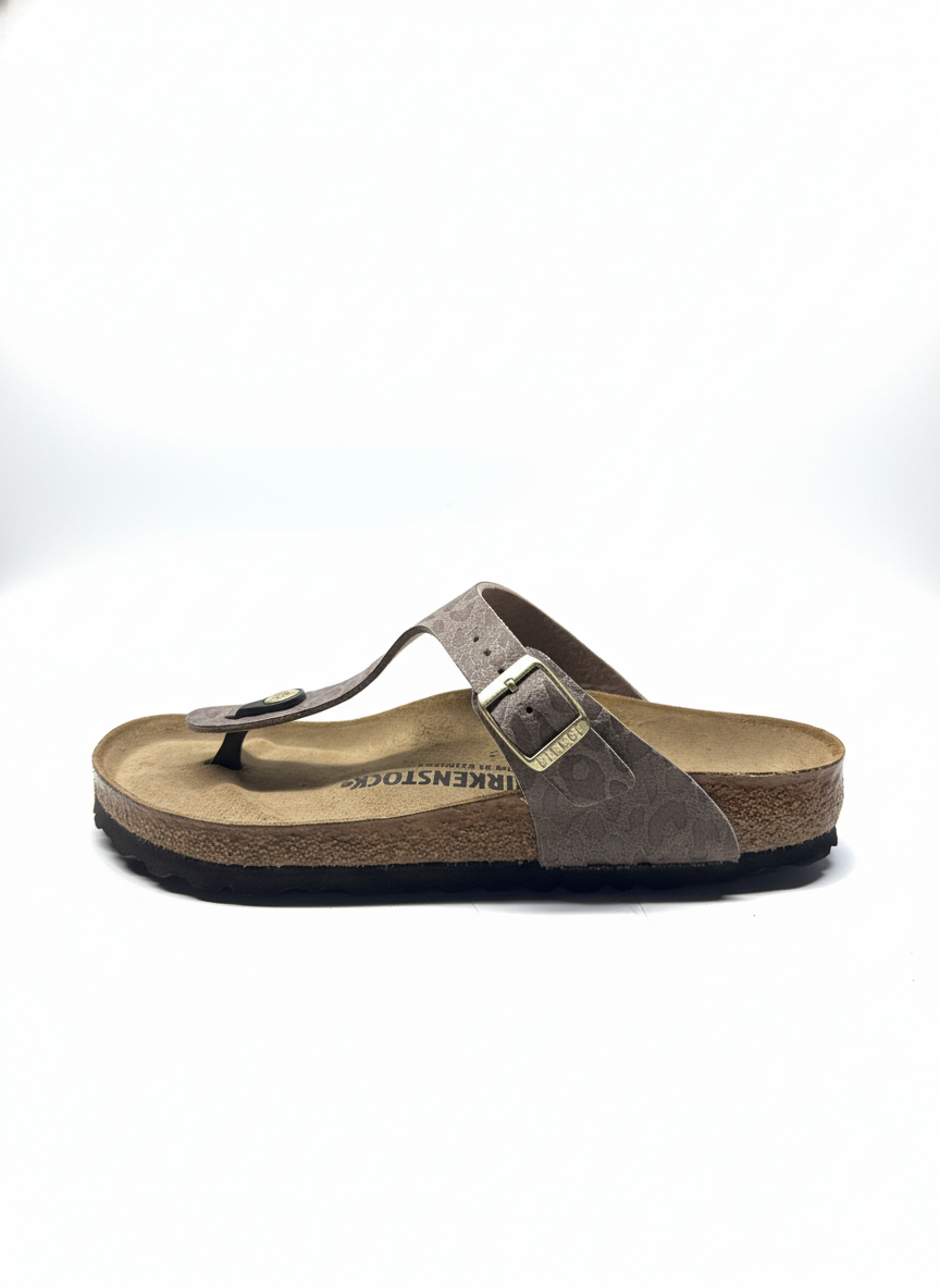 Gizeh Synthetics Women Regular syn leo grey taupe | Bildmaterial bereitgestellt von SHOES.PLEASE.