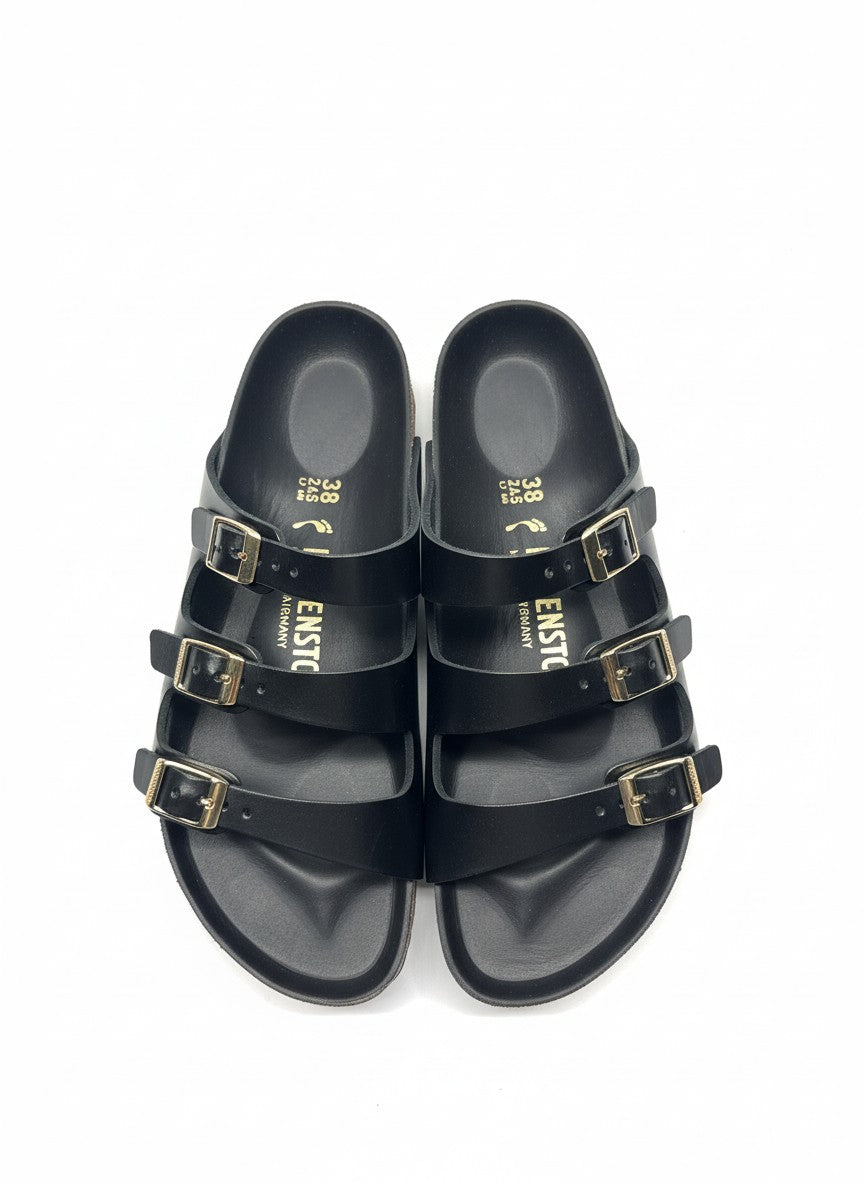 Florida  Fresh Leather Women Narrow black new dressy leather | Bildmaterial bereitgestellt von SHOES.PLEASE.