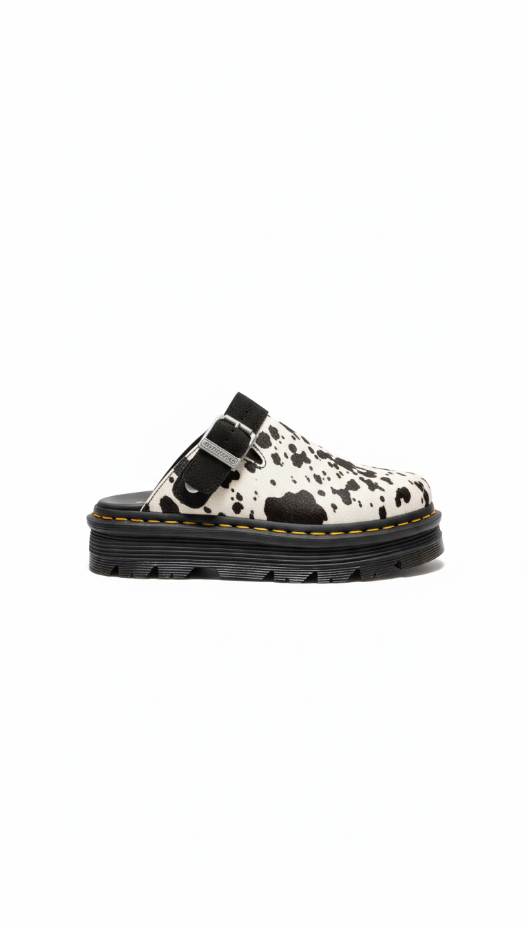 Zebzag Mule Print Hair On cream+black dalmatian | Bildmaterial bereitgestellt von SHOES.PLEASE.