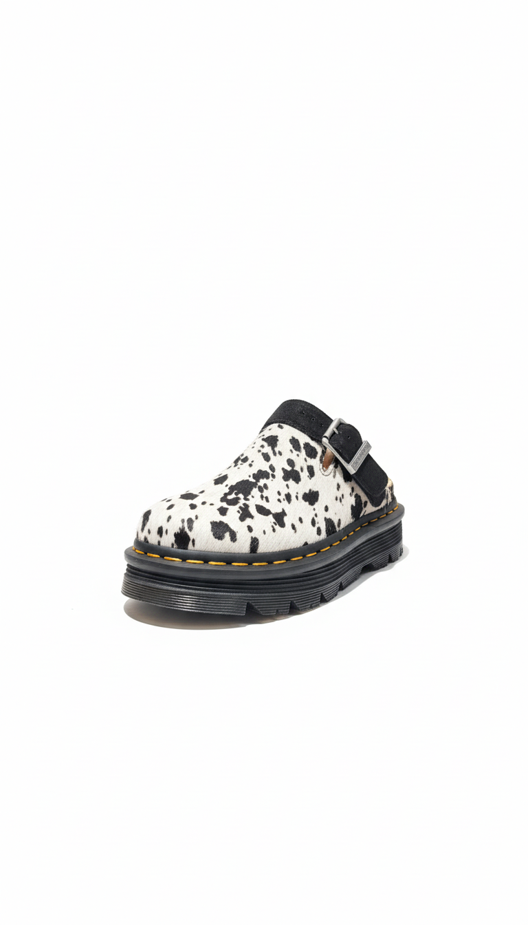 Zebzag Mule Print Hair On cream+black dalmatian | Bildmaterial bereitgestellt von SHOES.PLEASE.