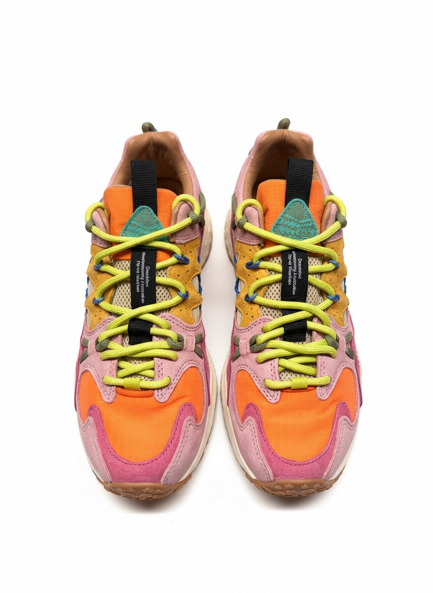 YAMABUSHI WOMAN SUEDE/NYLON RIPSTOP pink | Bildmaterial bereitgestellt von SHOES.PLEASE.