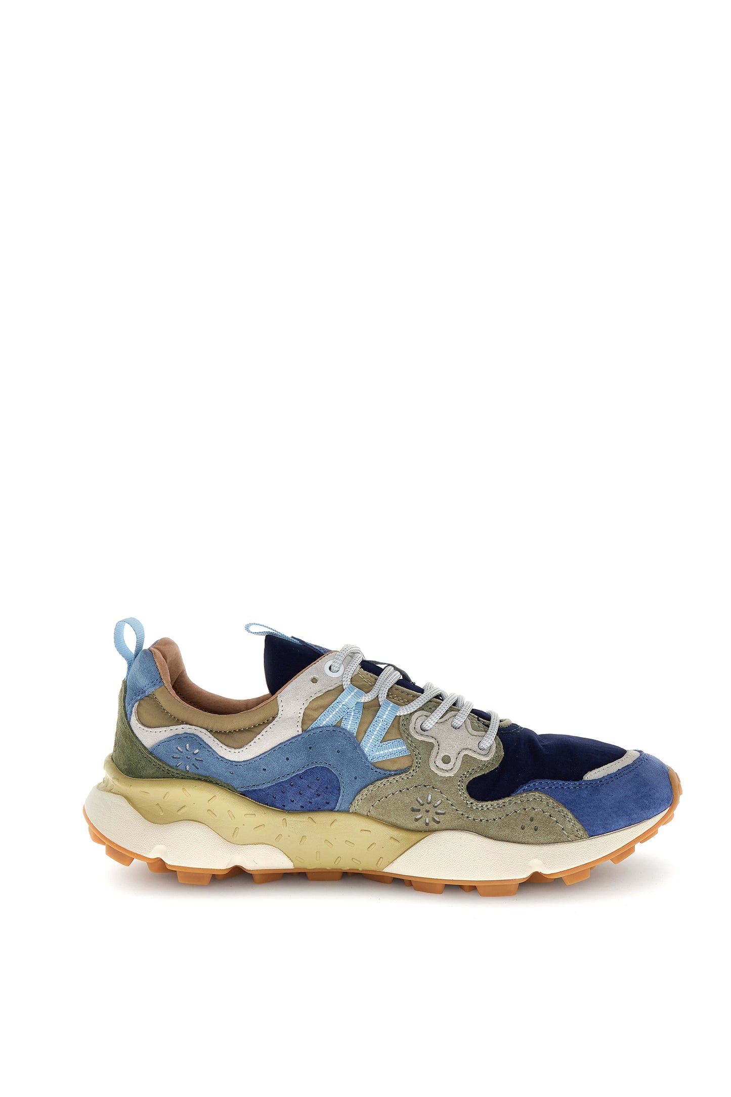 YAMANO 3 MAN SUEDE/NYLON blau | Bildmaterial bereitgestellt von SHOES.PLEASE.