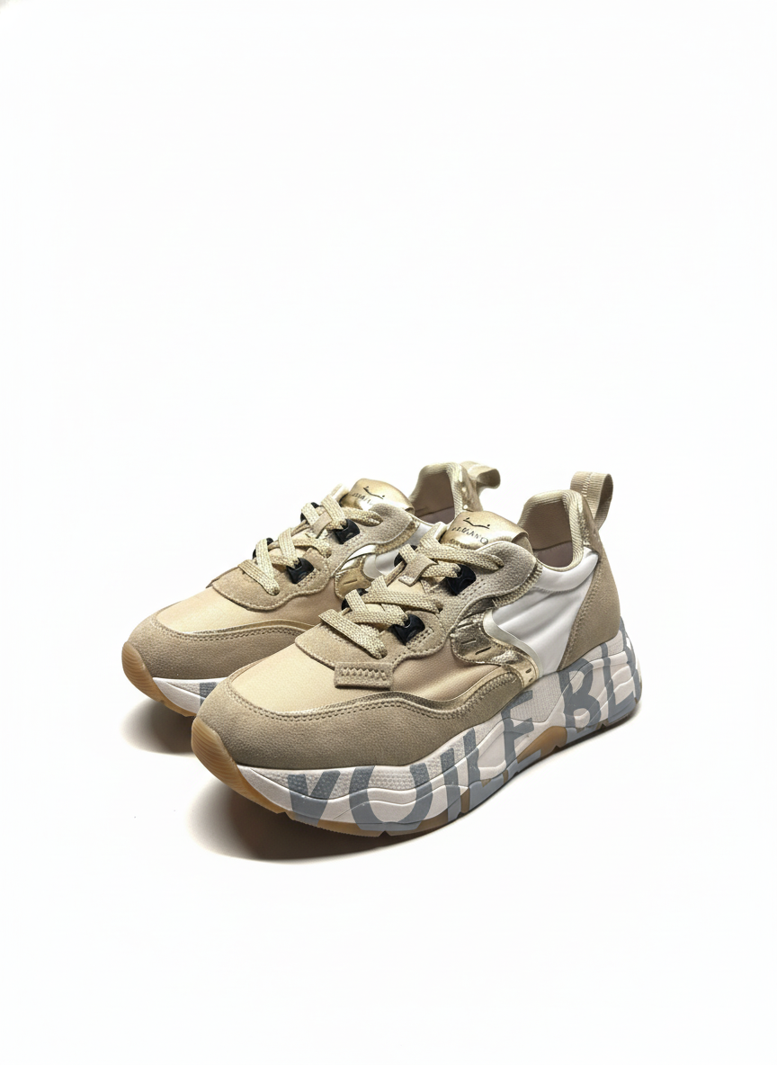 CLUB105. SUEDE/WOVEN NYLON sand | Bildmaterial bereitgestellt von SHOES.PLEASE.