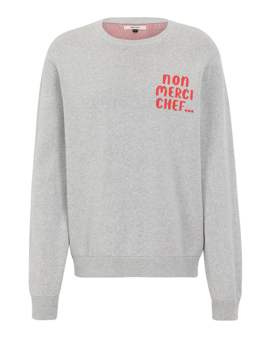 Non Merci Chef Knit ash heather