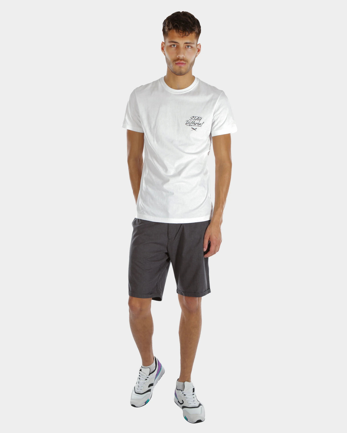 Golfer Chambray Short anthra mel. | Bildmaterial bereitgestellt von SHOES.PLEASE.