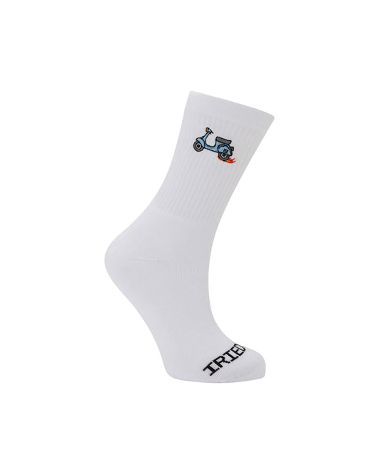 Fast Scooter Socks white