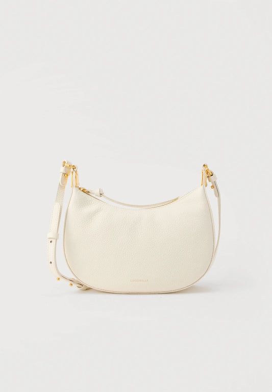 COCCINELLEFUJIKO MINI BAG GRAINED LEATHER pearl
