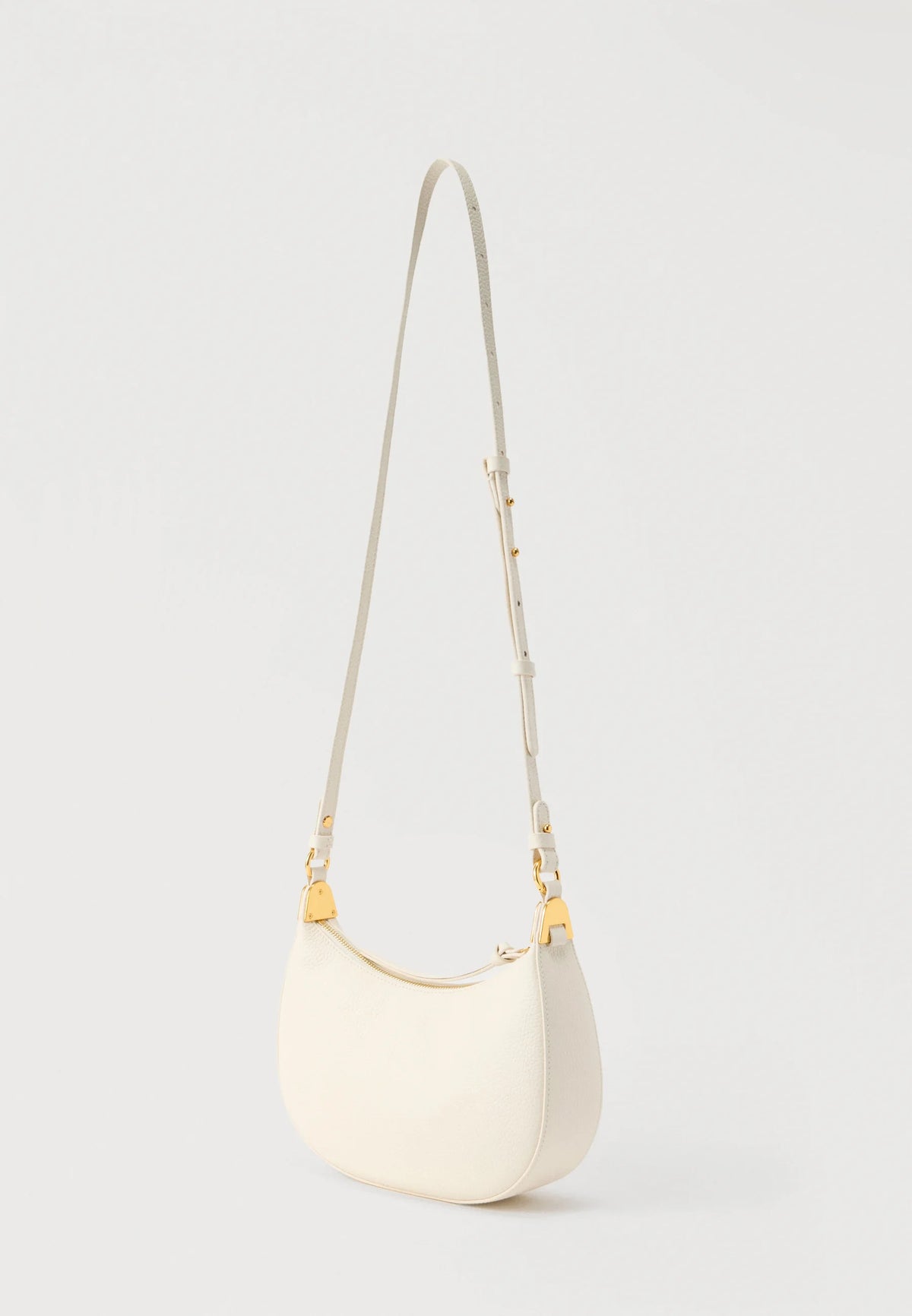 COCCINELLEFUJIKO MINI BAG GRAINED LEATHER pearl | Bildmaterial bereitgestellt von SHOES.PLEASE.