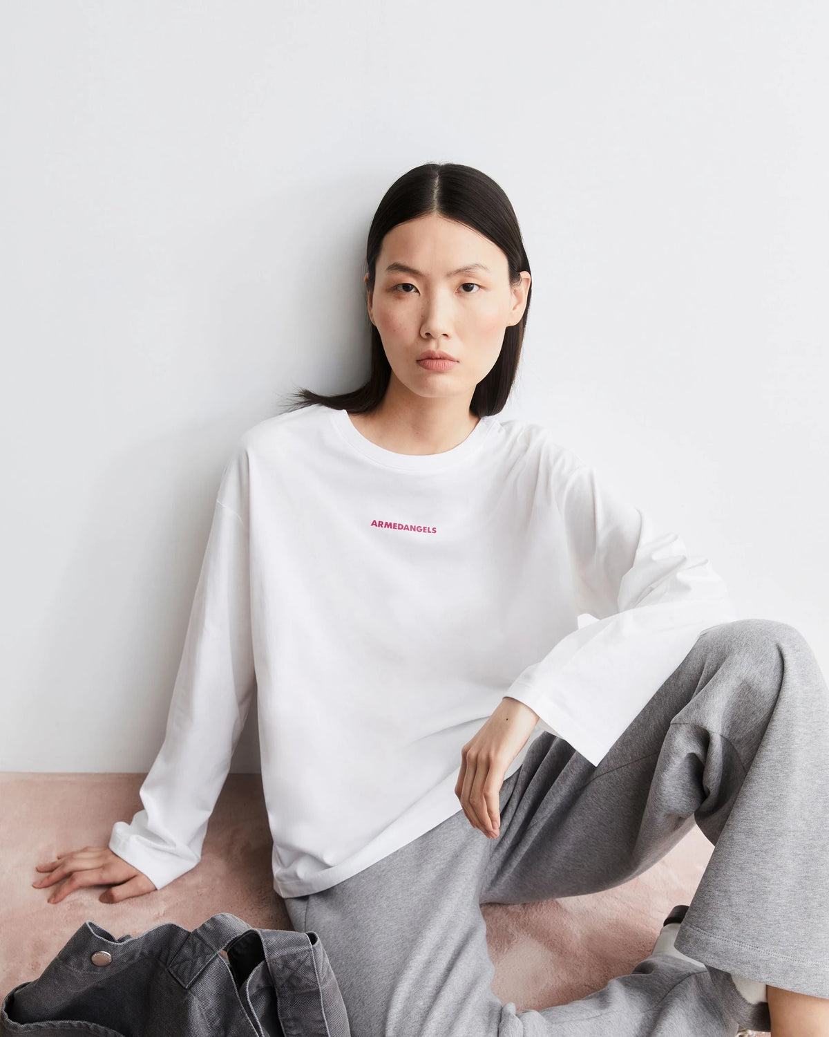 Jersey Shirts Longsleeve white-pink mist | Bildmaterial bereitgestellt von SHOES.PLEASE.