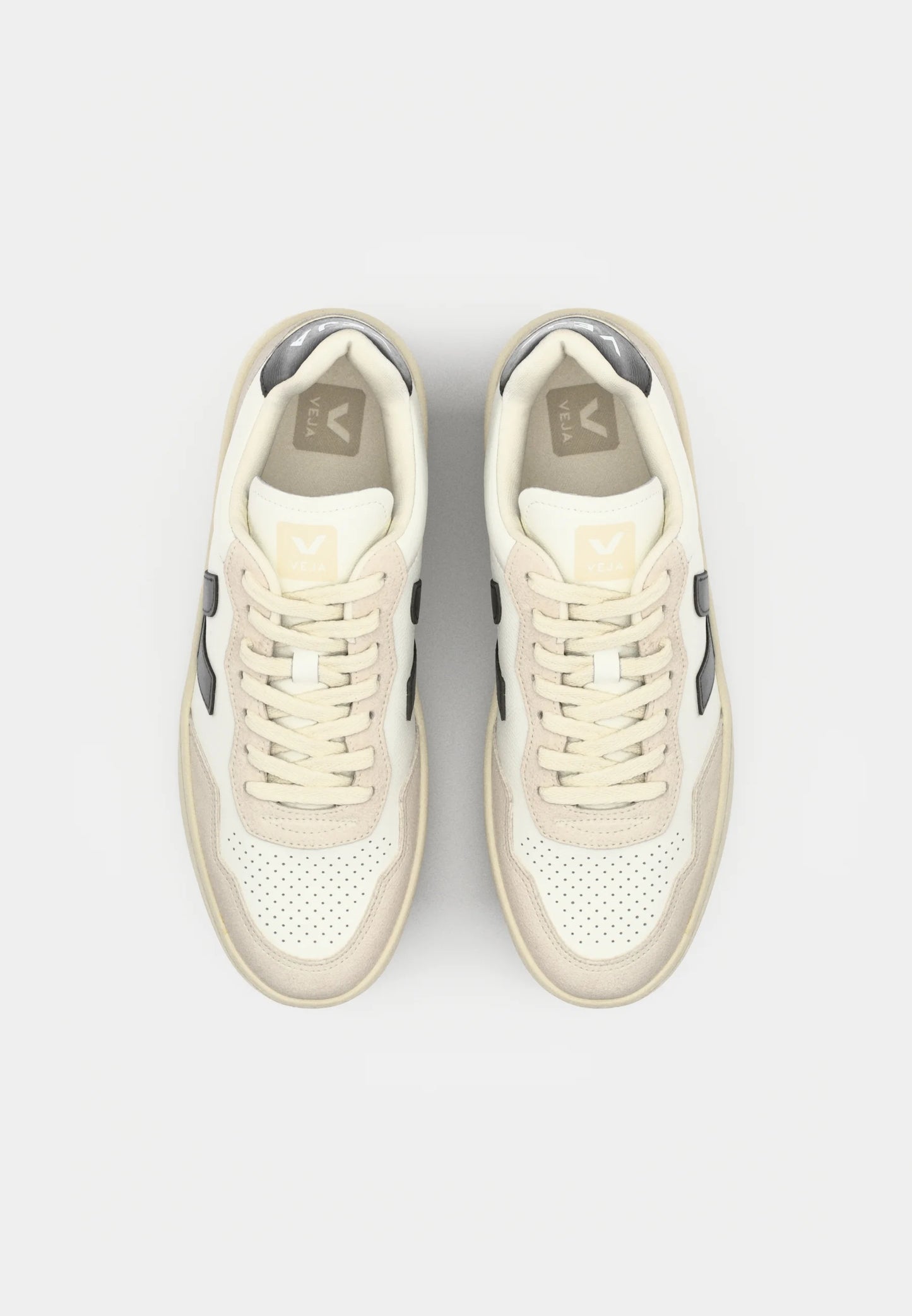 V-90 O.T. LEATHER WHITE black | Bildmaterial bereitgestellt von SHOES.PLEASE.