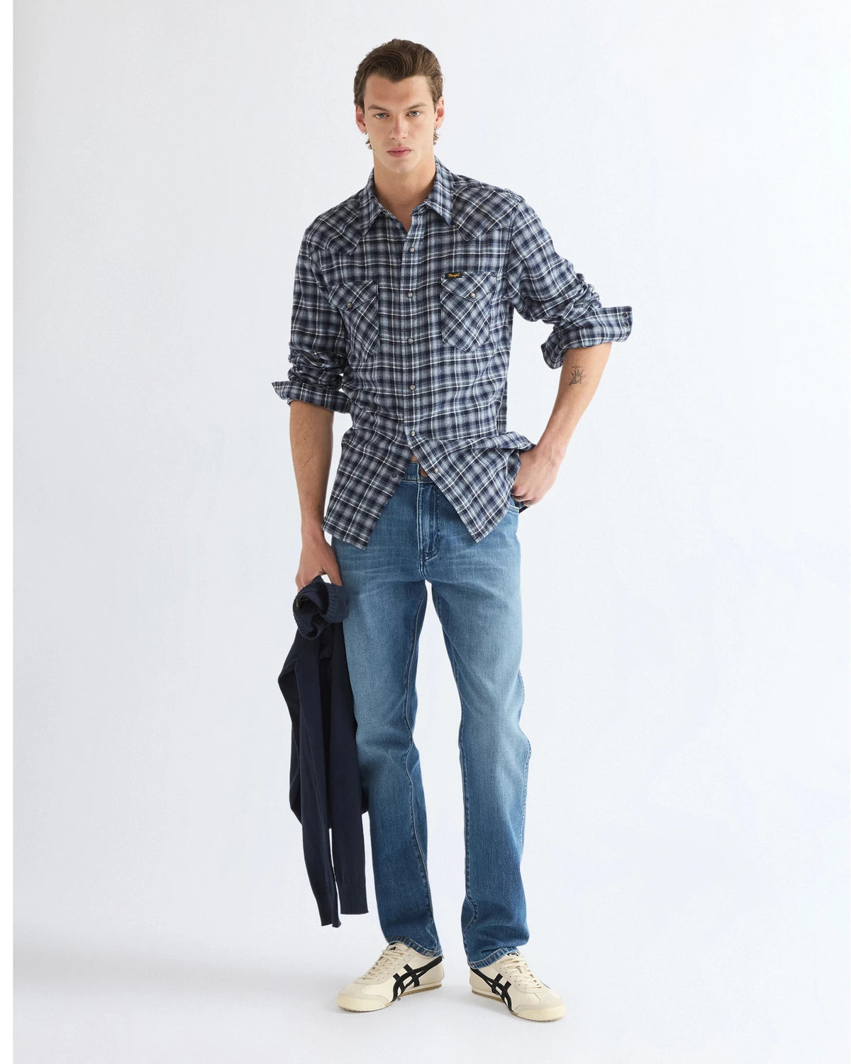 WESTERN SHIRT deep blue | Bildmaterial bereitgestellt von SHOES.PLEASE.