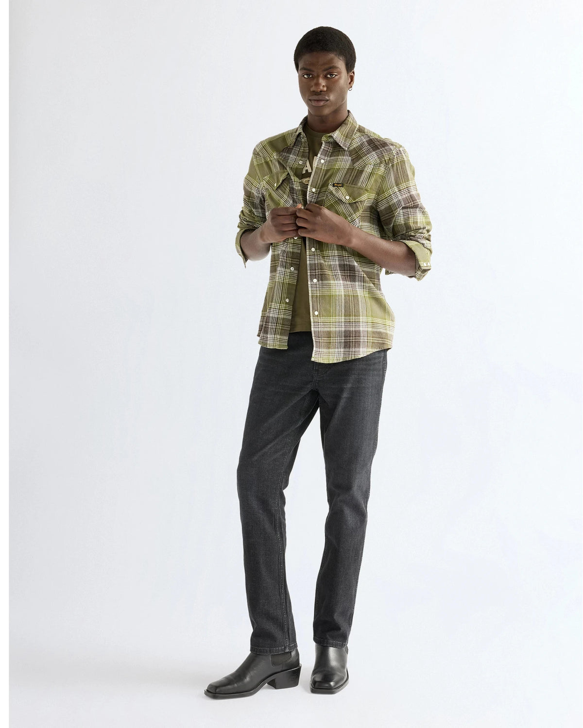 WESTERN SHIRT pesto | Bildmaterial bereitgestellt von SHOES.PLEASE.