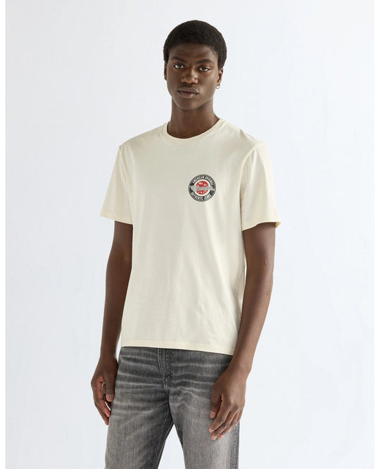 SMALL AMERICANA TEE antique white