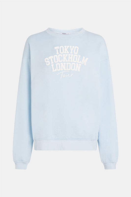 Sweater print skyrider/ecru