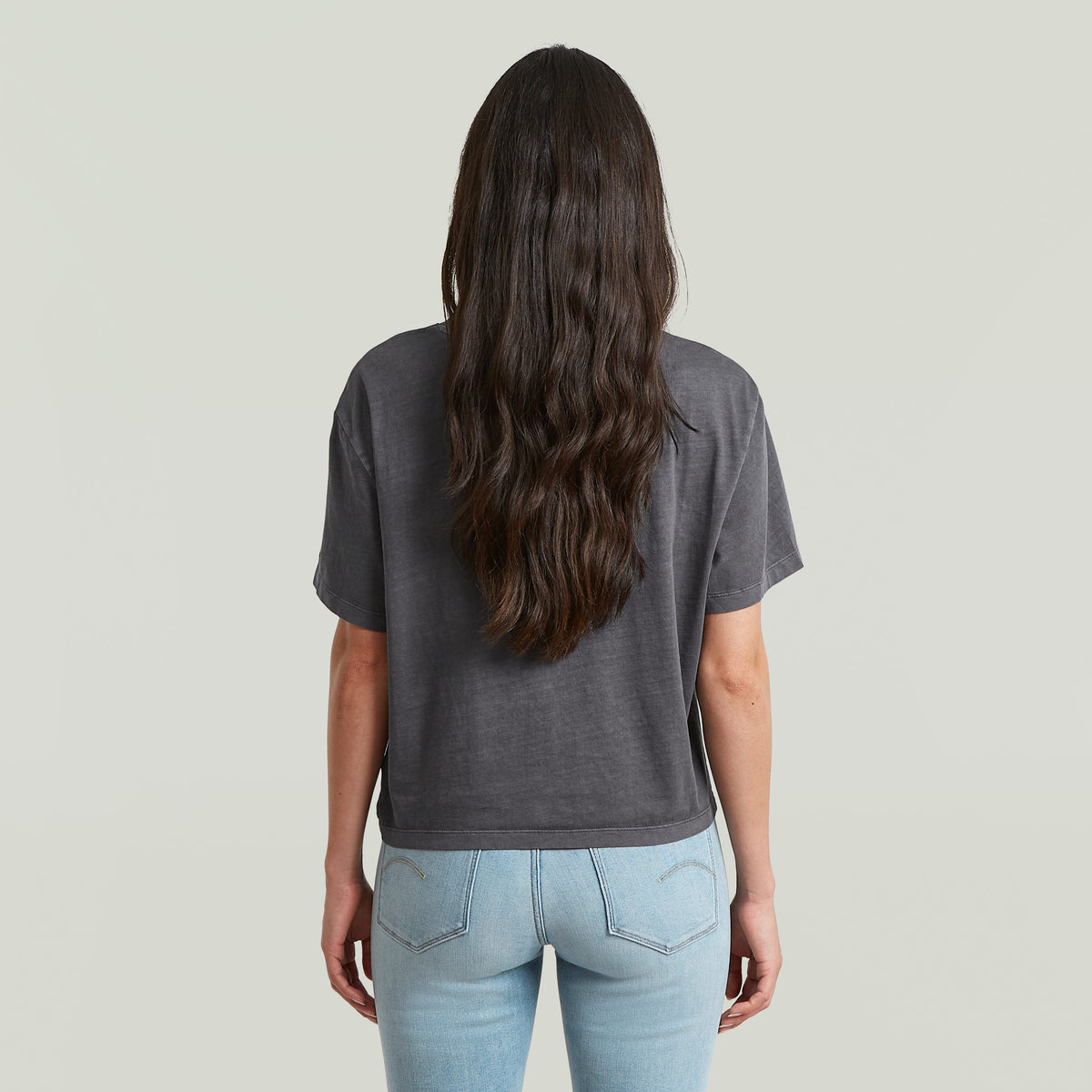 Washed relaxed knot r t wmn grey | Bildmaterial bereitgestellt von SHOES.PLEASE.