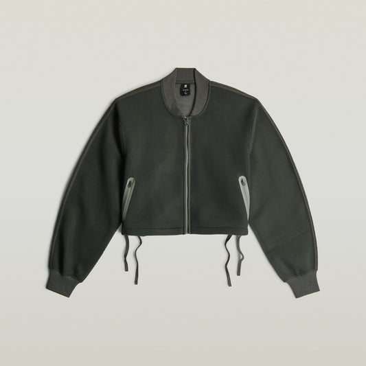 Meshy binding jkt wmn green
