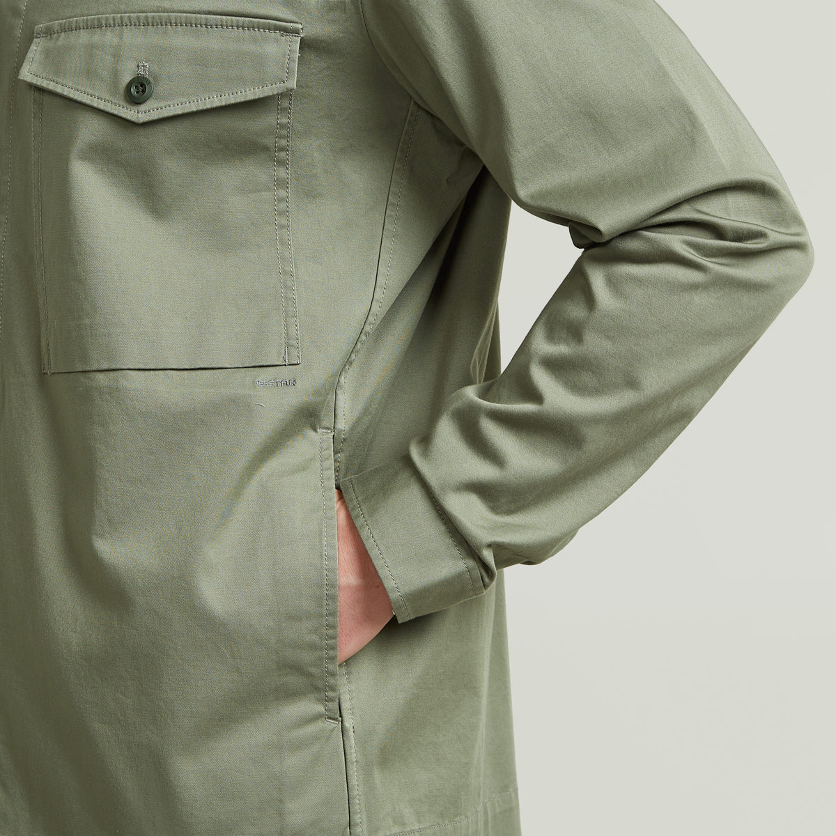 Core LW overshirt green | Bildmaterial bereitgestellt von SHOES.PLEASE.