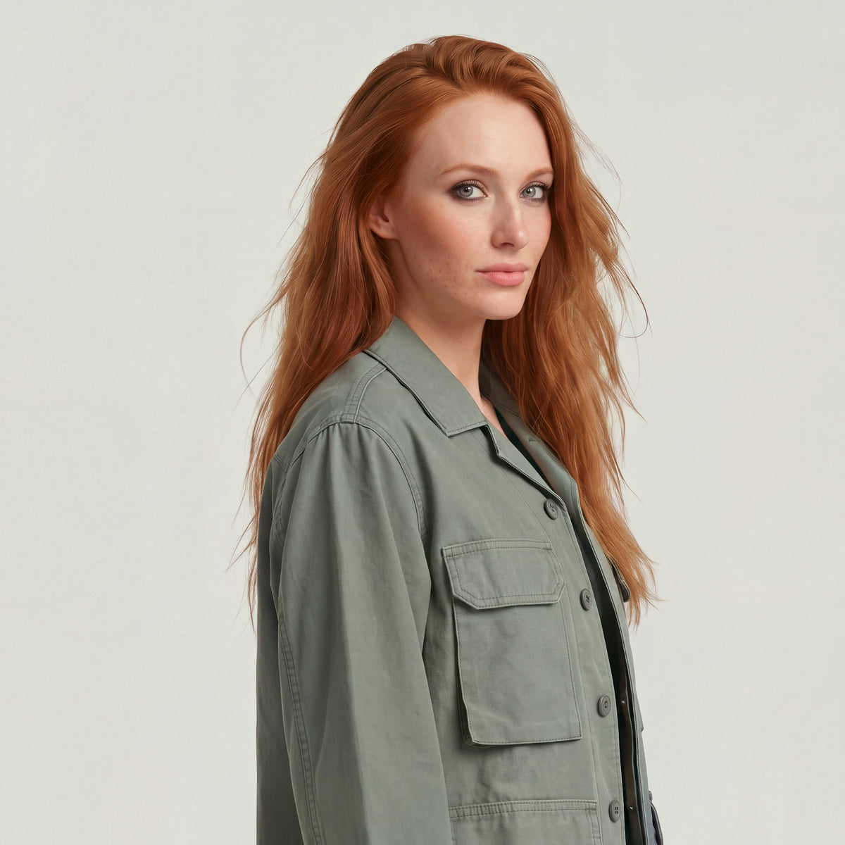 Field overshirt wmn green | Bildmaterial bereitgestellt von SHOES.PLEASE.