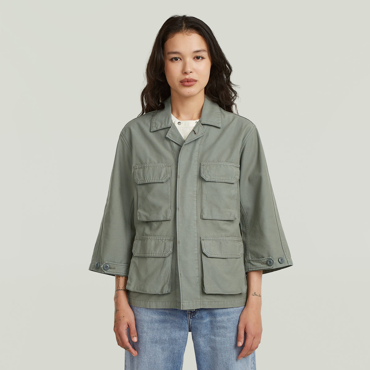 Field overshirt wmn green | Bildmaterial bereitgestellt von SHOES.PLEASE.