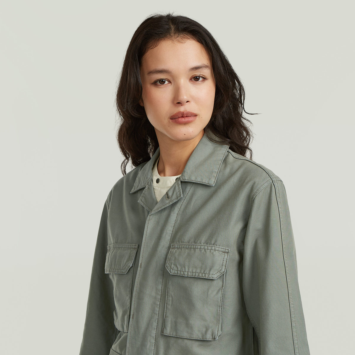 Field overshirt wmn green | Bildmaterial bereitgestellt von SHOES.PLEASE.