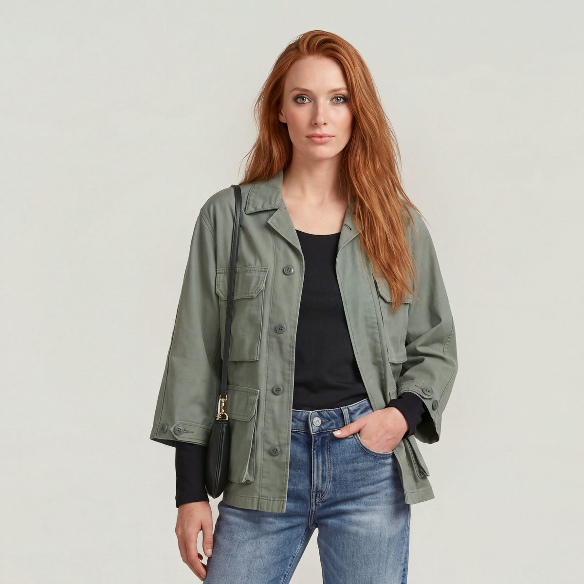 Field overshirt wmn green | Bildmaterial bereitgestellt von SHOES.PLEASE.