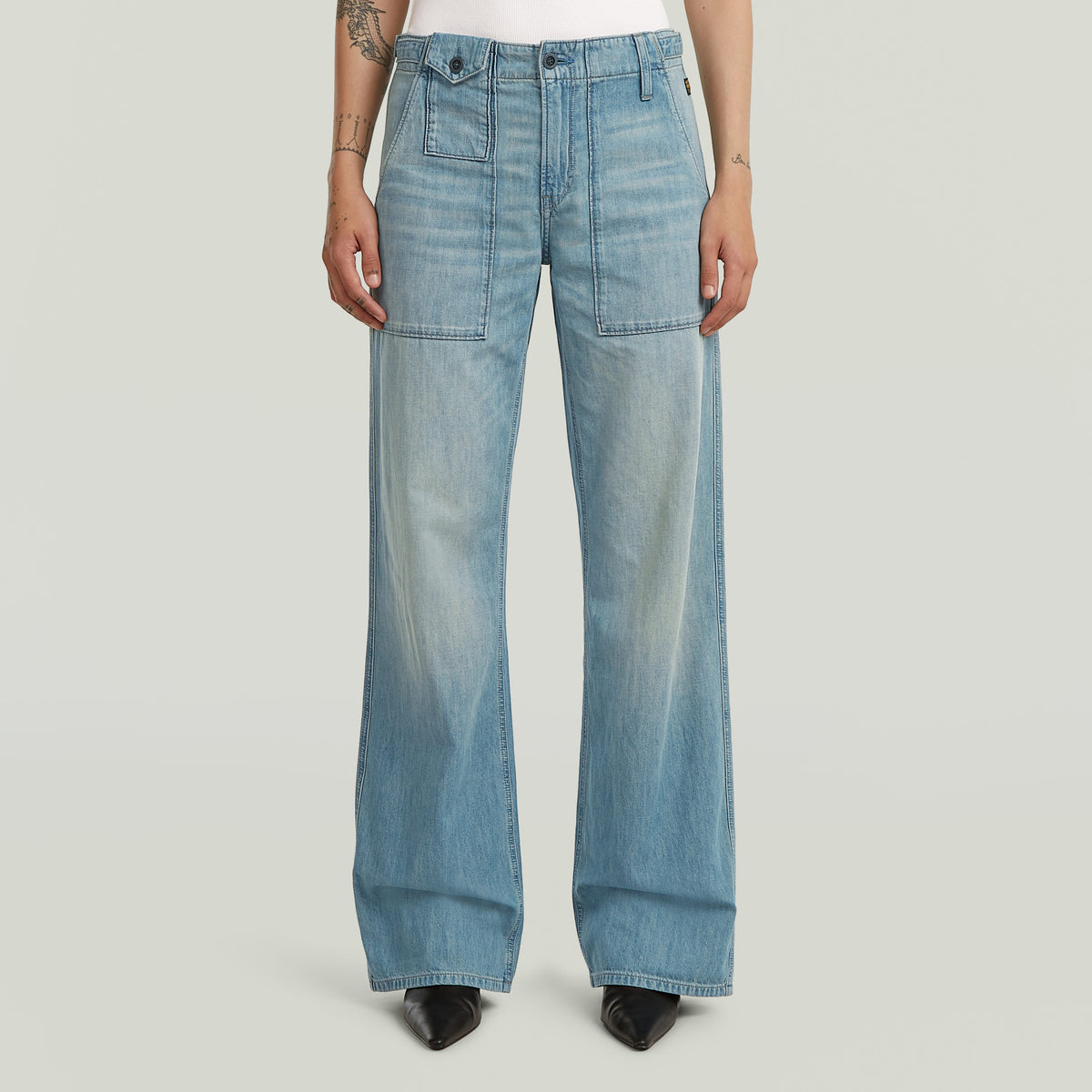 Fatigue Summer Pants Wmn lightblue | Bildmaterial bereitgestellt von SHOES.PLEASE.