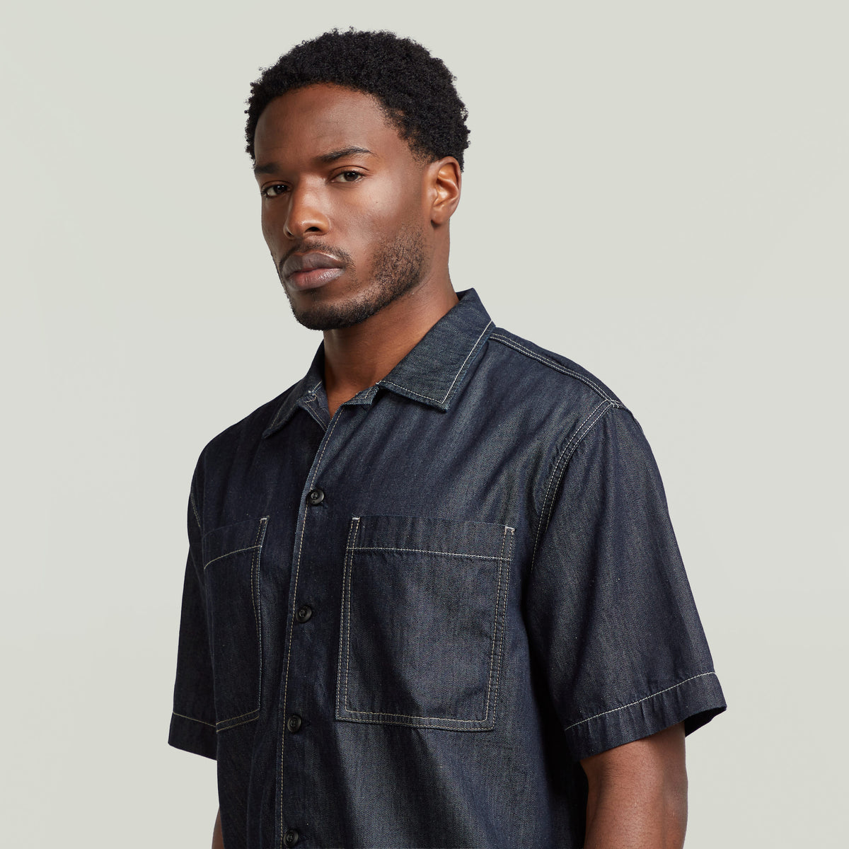 Bowling 2-pkt Regular Shirt s\s darkblue | Bildmaterial bereitgestellt von SHOES.PLEASE.