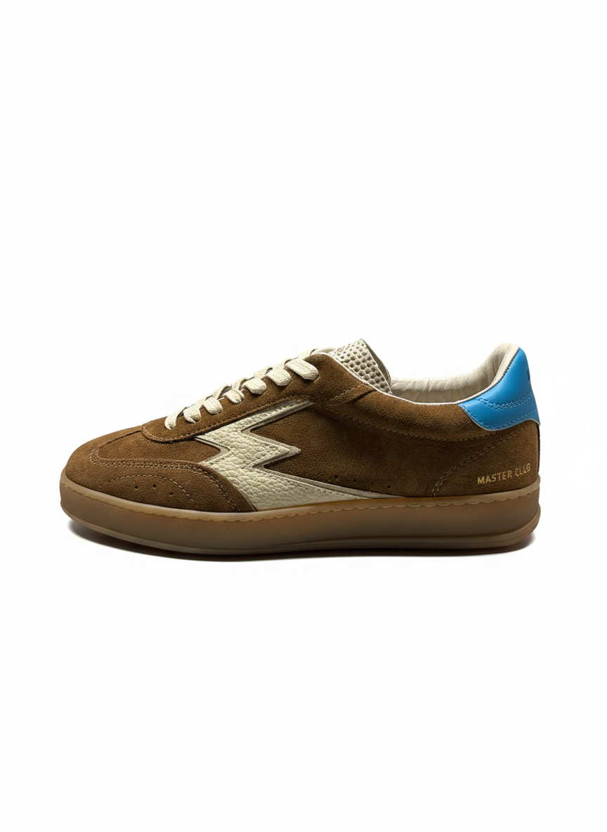 CLUB SUEDE TURQUOISE BACKTAB BUTTER LOGO tobacco | Bildmaterial bereitgestellt von SHOES.PLEASE.