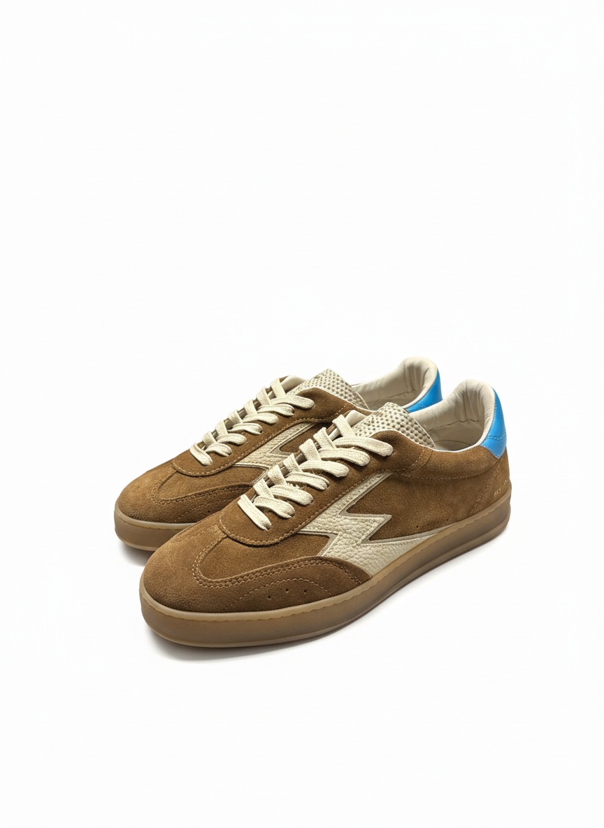 CLUB SUEDE TURQUOISE BACKTAB BUTTER LOGO tobacco | Bildmaterial bereitgestellt von SHOES.PLEASE.