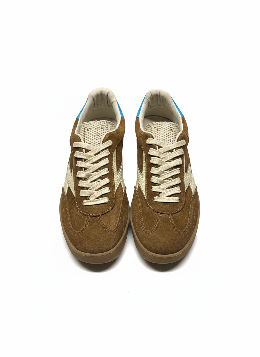 CLUB SUEDE TURQUOISE BACKTAB BUTTER LOGO tobacco | Bildmaterial bereitgestellt von SHOES.PLEASE.