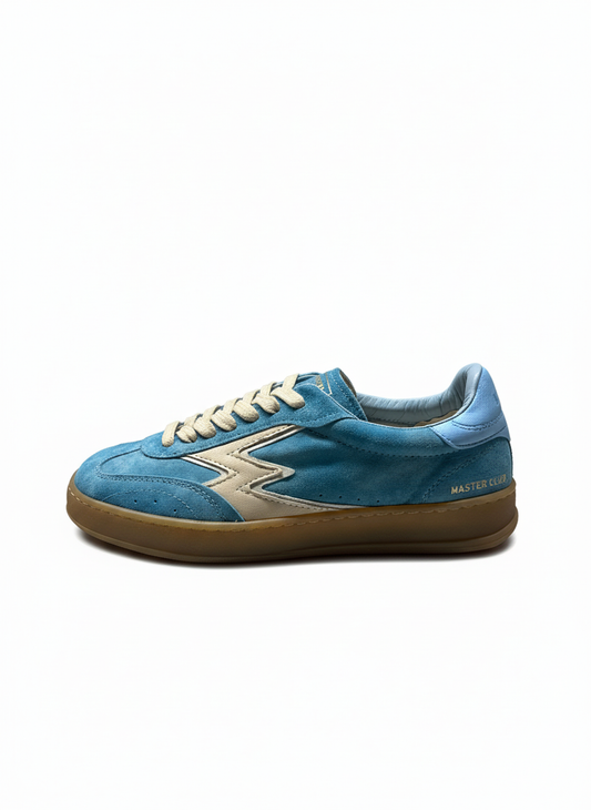 CLUB OCEAN BLUE STONEWASH SUEDE CERULEAN DETAIL turquoise