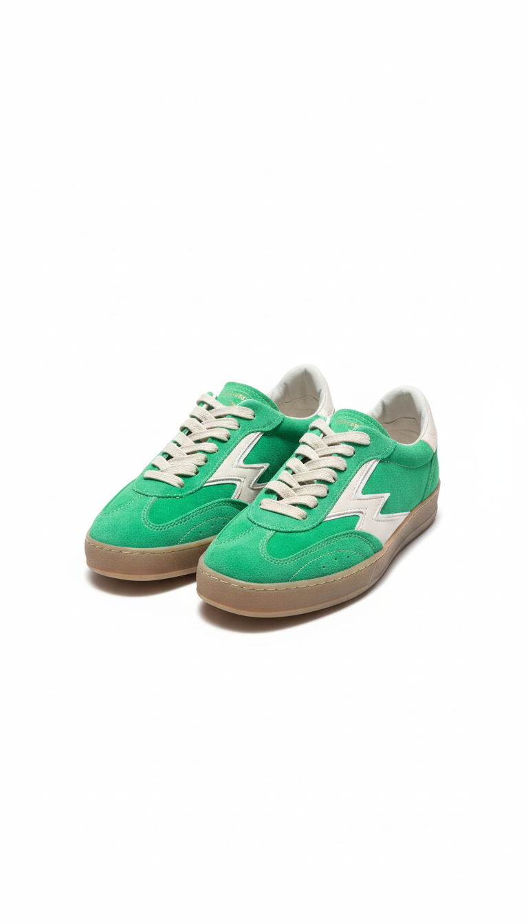 CLUB MATCHA STONEWASH SUEDE BUTTER LOGO AND DETAILS green | Bildmaterial bereitgestellt von SHOES.PLEASE.