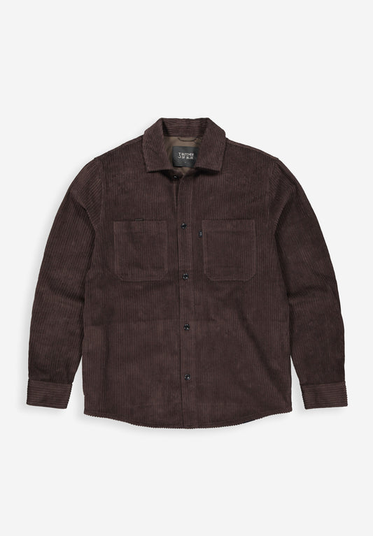 Colby Cord Overshirt topaz brown