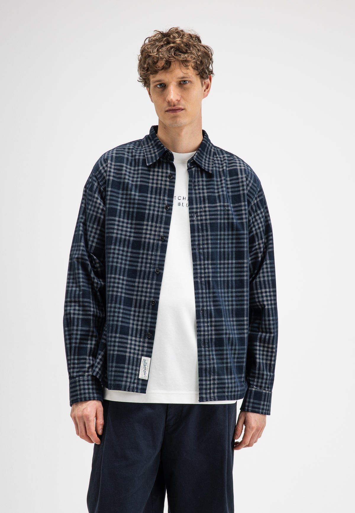 Judd Cord Check Shirt alaska blue | Bildmaterial bereitgestellt von SHOES.PLEASE.