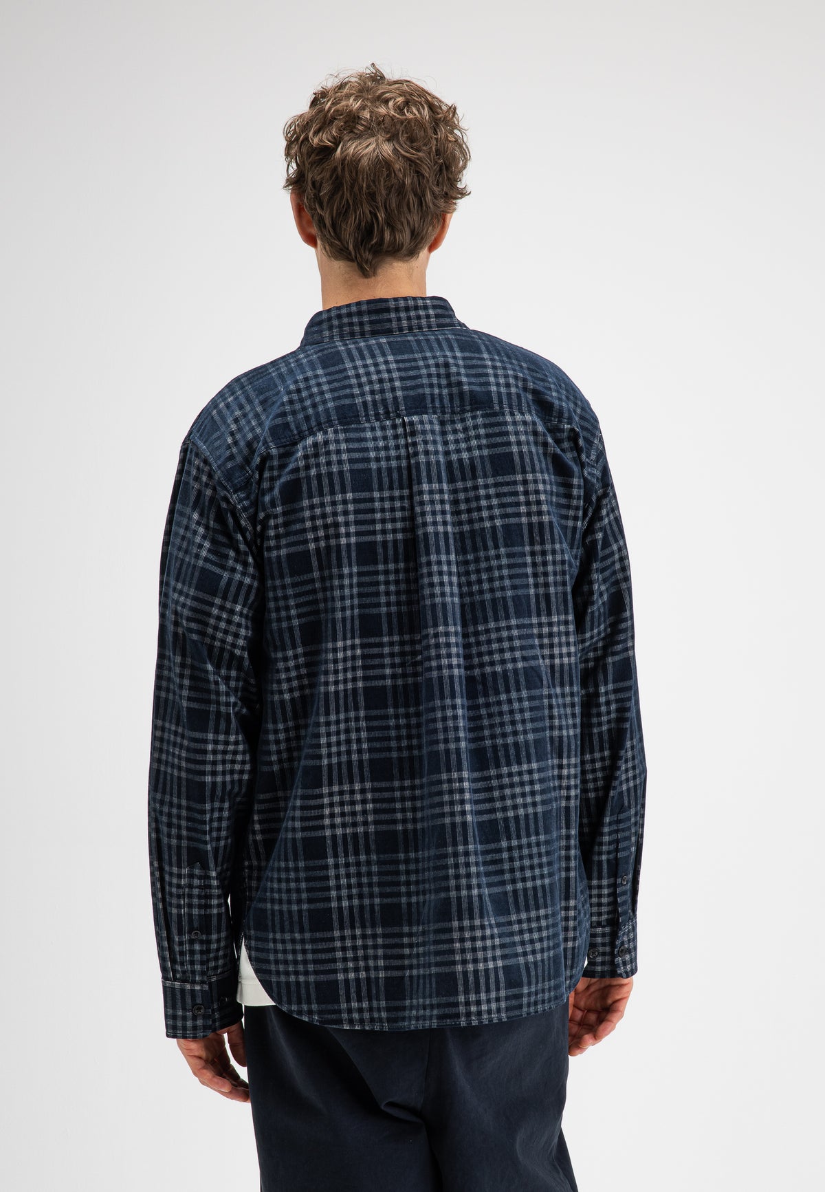 Judd Cord Check Shirt alaska blue | Bildmaterial bereitgestellt von SHOES.PLEASE.