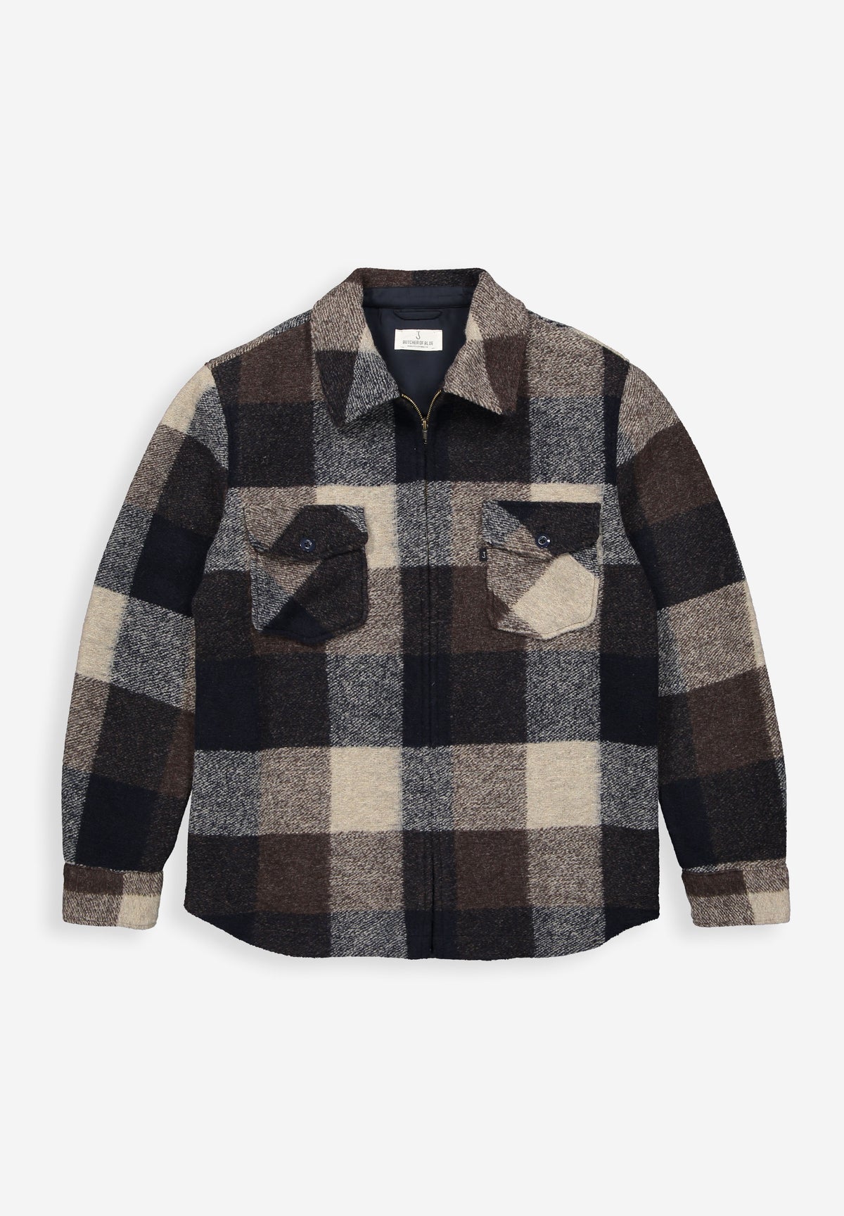 Vance Wool Check Overshirt chestnut brown | Bildmaterial bereitgestellt von SHOES.PLEASE.