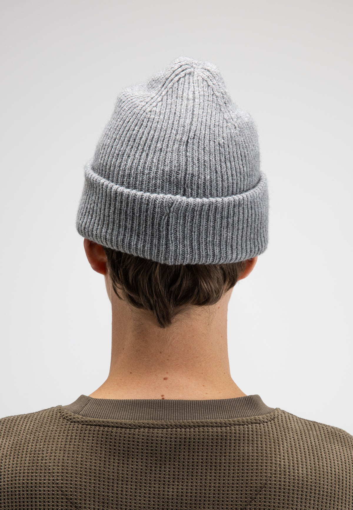 Army Wool Hook Beanie grey melange | Bildmaterial bereitgestellt von SHOES.PLEASE.