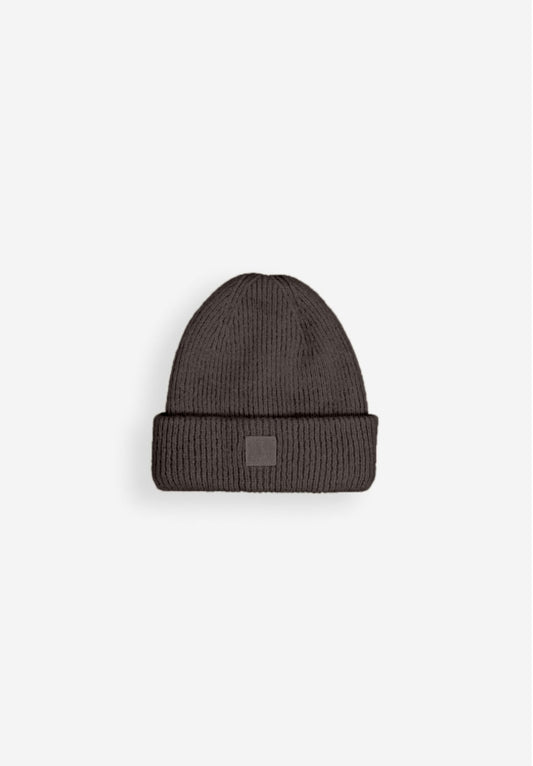 Army Wool Hook Beanie topaz brown