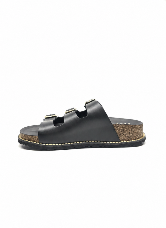 ALI-260 Sandalia plataforma ALASKA negro