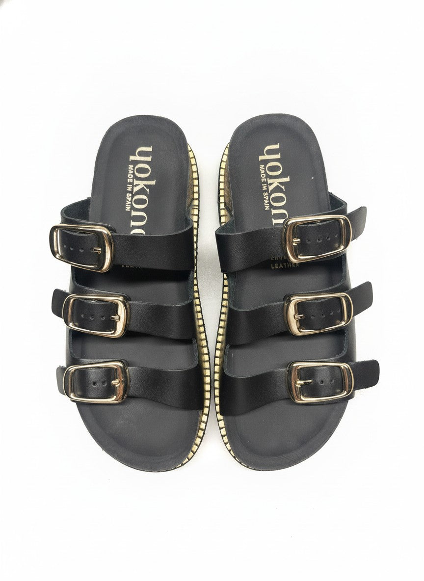 ALI-260 Sandalia plataforma ALASKA negro | Bildmaterial bereitgestellt von SHOES.PLEASE.