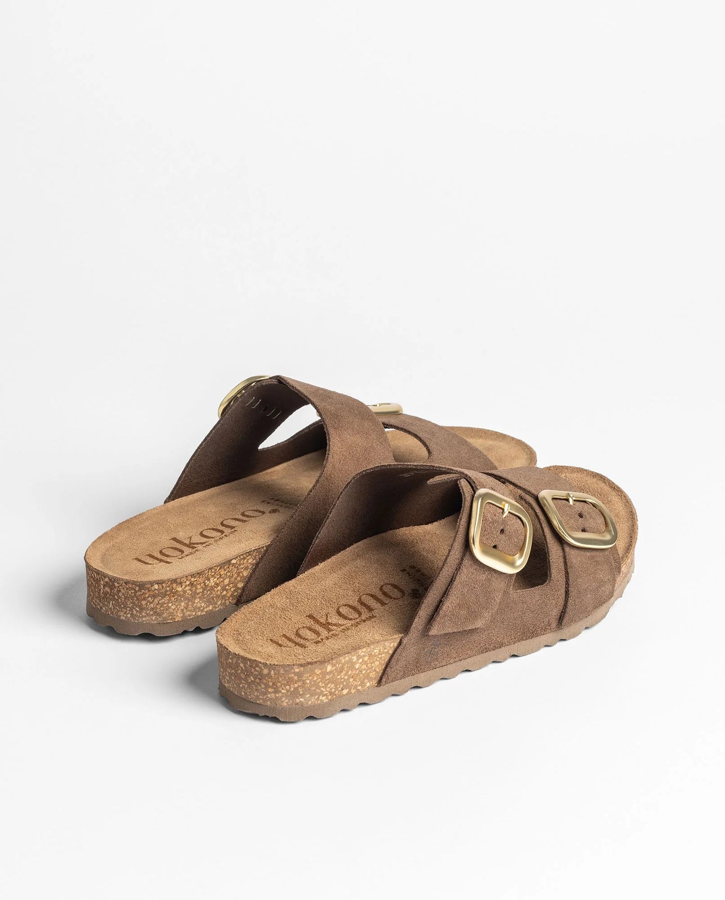 JERBA-700 Sandalia plana NOBUCK mocha | Bildmaterial bereitgestellt von SHOES.PLEASE.
