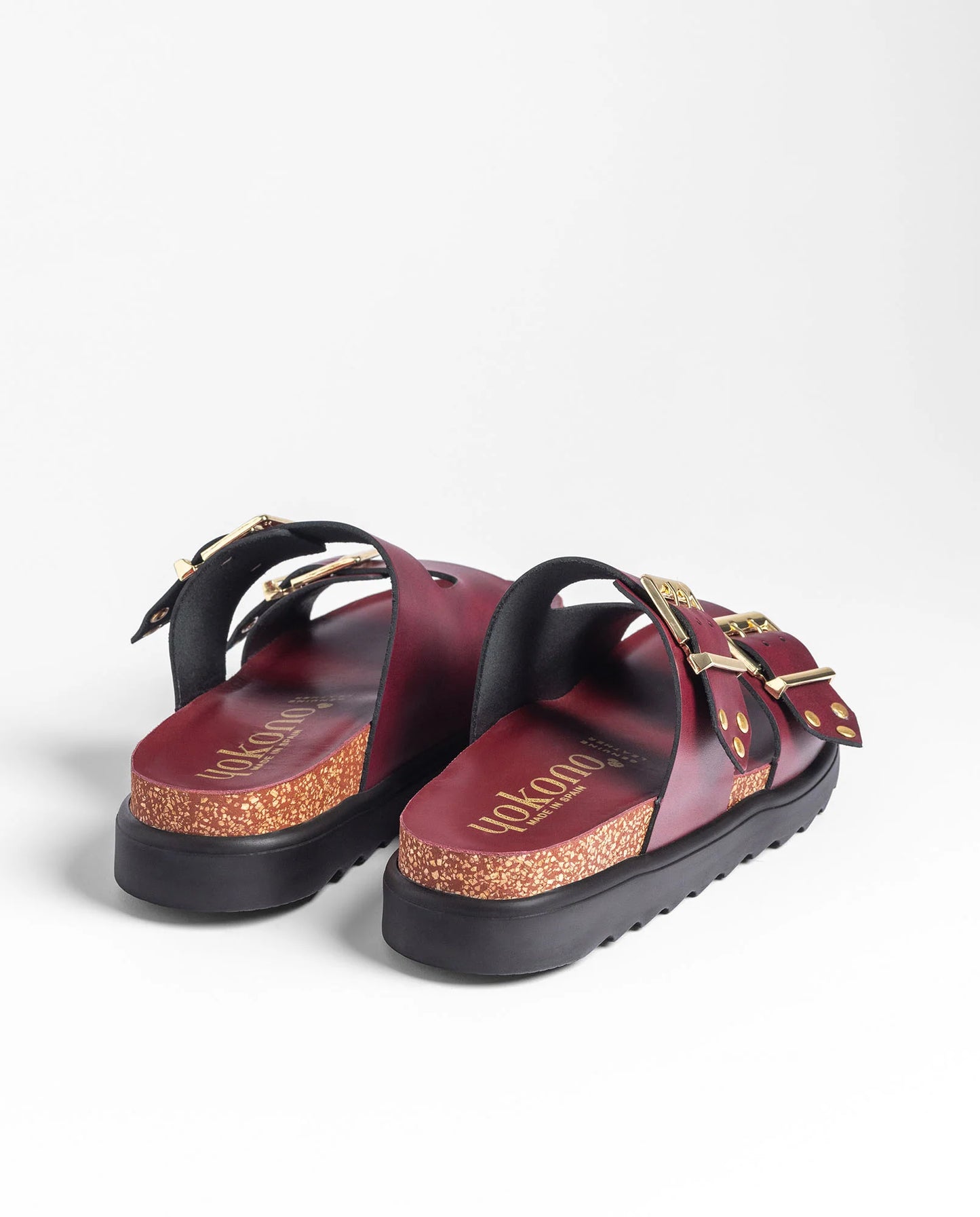 TUNEZ-262 Sandalia plana ALASKA burdeos | Bildmaterial bereitgestellt von SHOES.PLEASE.