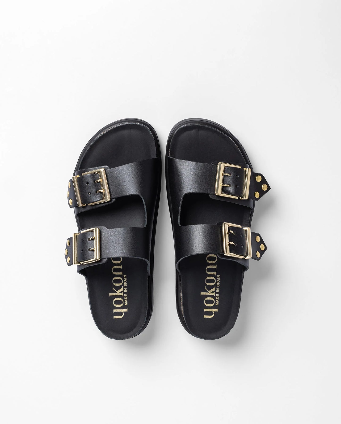 TUNEZ-262 Sandalia plana COCO negro | Bildmaterial bereitgestellt von SHOES.PLEASE.