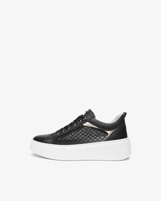 Guanto Nero T.Palladium Net Nero T.Brill Platino 6074 PU black