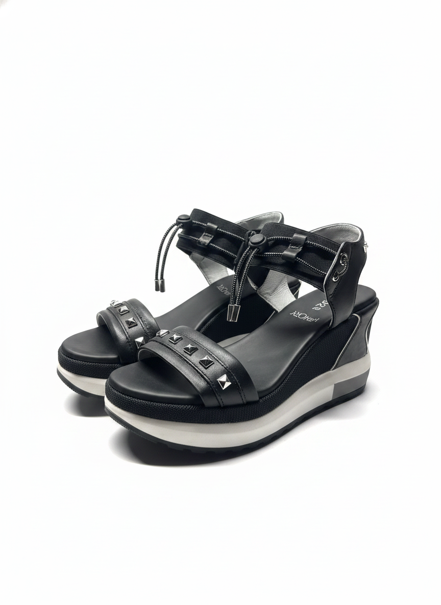 E616051D-100 Tamigi Elastico Poli.Milena 7854 ZEP nero | Bildmaterial bereitgestellt von SHOES.PLEASE.